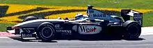 Mika Häkkinen driving a McLaren at the 2001 Canadian GP, this was his last season