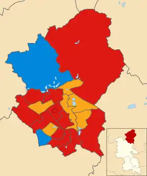 2023 results map