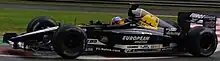 Fernando Alonso driving for Minardi at the 2001 Season.