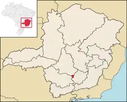 Location in Minas Gerais