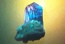 Hologram of Tanzanite on Matrix