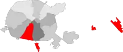 Location of Kastrychnitski District