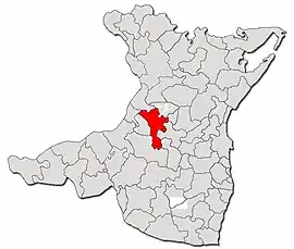 Location in Constanța County