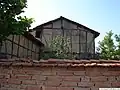 Old timber-framed farm buildings