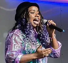 Misha B at the Scottish Afro-Caribbean Carnival 2014