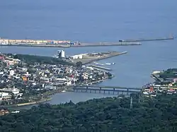 View of Miyanoura and Yaku wetland area