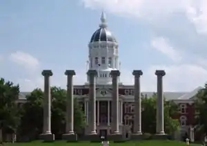 Jesse Hall at the University of Missouri