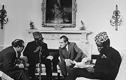 Image 43Mobutu Sese Seko and Richard Nixon in Washington, D.C., 1973. (from Democratic Republic of the Congo)