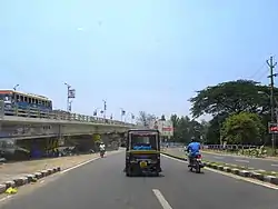 Model road and Railway overbridge in Kollam Cantonment