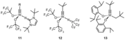 various Schrock-based alkyne metathesis catalysts