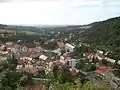 View from the castle to the city