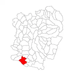 Location in Caraș-Severin County