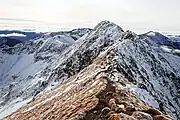 Moldoveanu from the ridge