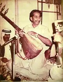 Mulla Kamal Khan performing in Qatar in the 1980s