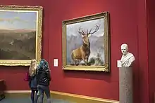 The Monarch of the Glen in the Scottish National Gallery