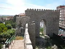 Albarrana tower in the town of Talavera de la Reina