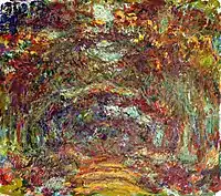 Le Chemin de roses à Giverny, 1920, Musée Marmottan (Paris)