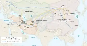 Image 39Mongol successor khanates (from History of China)