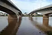 The highway at Monivong Bridge in Phnom Penh