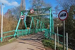 Inglis Bridge - 2012. Occupies the same position as the White bridge in 1905.