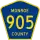 County Road 905 marker