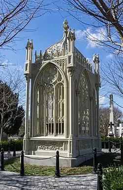 James Monroe grave after September 2016 renovation