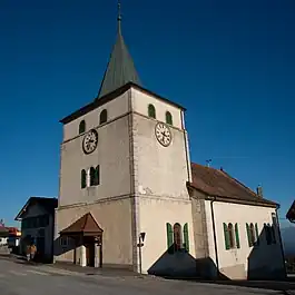 Mont-la-Ville village church