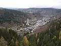 View from above the Grande Cascade