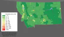 Image 19Montana population density map (from Montana)