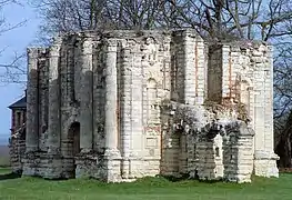 Ruins of the entrance pavilion