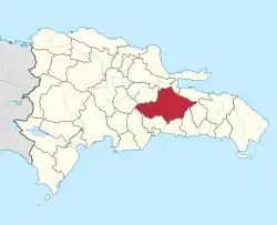 Location of the Monte Plata Province