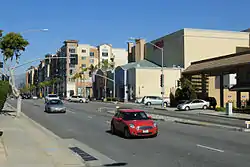 A busy section of Atlantic Boulevard