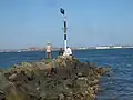 Rock wall on Botany Bay