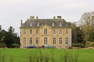 The chateau in Monts-en-Bessin