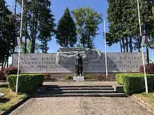 Monument to the battle at Madonne-et-Lamerey