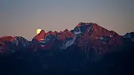 Moonrise on Grand Pic de Belledonne