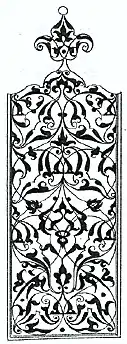 Arabesque or moresque ornament print, by Peter Flötner (d. 1546)