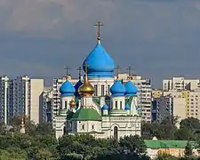 Remote view of the monastery