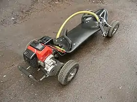 MotoBoard combustion engine skateboard, mid 2010s