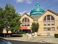 Motor Square Garden is currently the home of AAA East Central and the UPMC Shadyside School of Nursing.