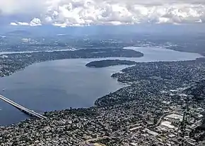 Mount Baker neighborhood, aerial from the northwest