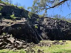 Mount Gibraltar trachyte quarry