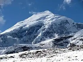 Mt Jomolhari viewed from near Neleyla pass