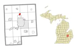 Location within Genesee County