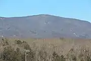 Mount Oglethorpe with a dusting of snow.