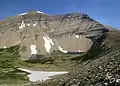 Mount Siyeh and Preston Park seen from Siyeh Pass