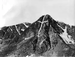 Photograph of the Mount of the Holy Cross taken by William Henry Jackson in 1873.