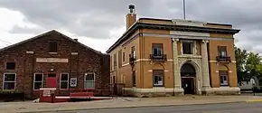 two brick buildings from the early twentieth century