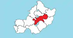 Location of Moyashel and Magheradernon on a map of Westmeath