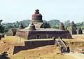 A diamond throne stupa in Myanmar